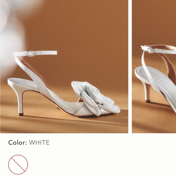 Vicenza flower heels never worn! - Picture 2 of 2